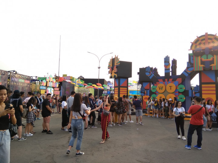 Antrean Mengular di Photo Booth We The Fest 2018 Hari Kedua