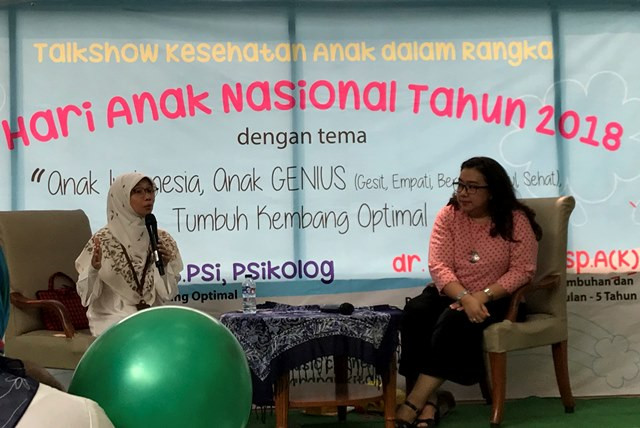 GENIUS, Ajak Anak Indonesia Jadi Sehat dan Tumbuh Kembang Optimal di Hari Anak Nasional 2018