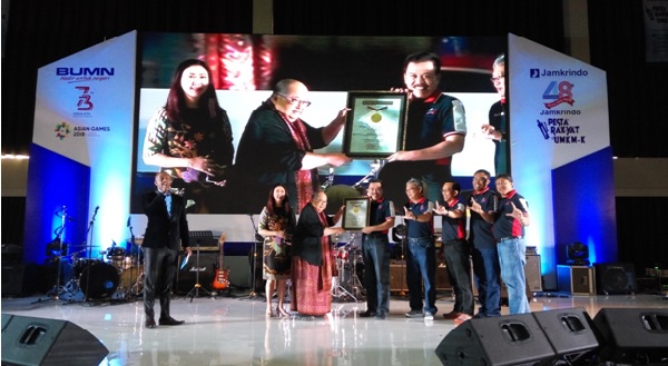 HUT ke-48, Jamkrindo Pecahkan Rekor MURI