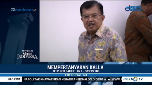 Mempertanyakan Kalla