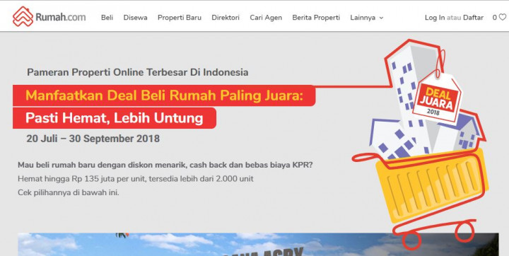 Cari rumah DP murah? Ini <i>Deal</i>-nya