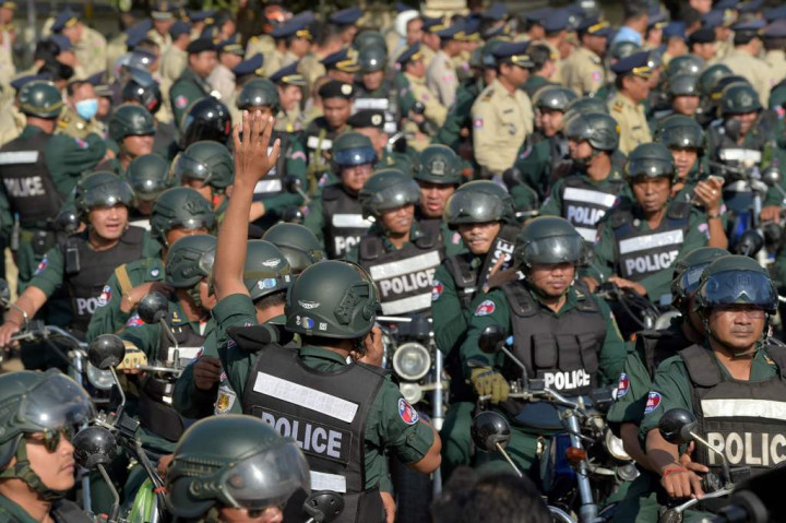 Hampir 5.000 Polisi Diturunkan Jaga Pemilu Kamboja