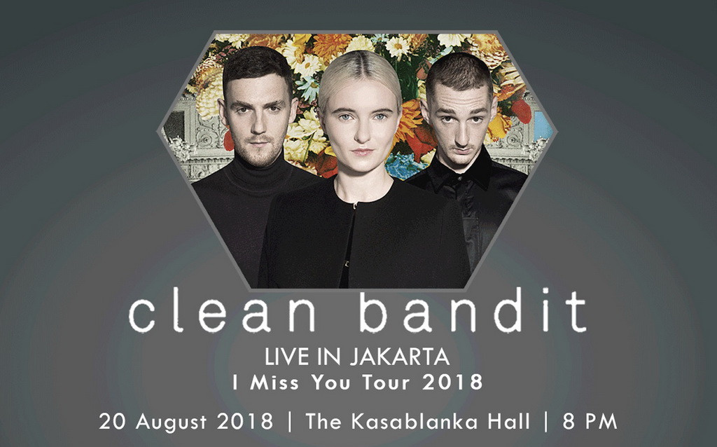 Poster konser Clean Bandit di Jakarta (Foto: ottelloasia)