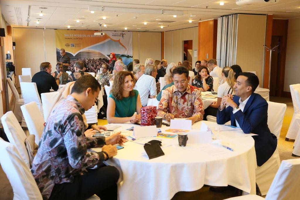 Pertemuan KBRI Stockholm dan agen perjalanan Condor. (Foto: Dok. KBRI Stockholm)