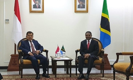 Kalla dan Presiden Zanzibar Bahas Peningkatan Kerja Sama