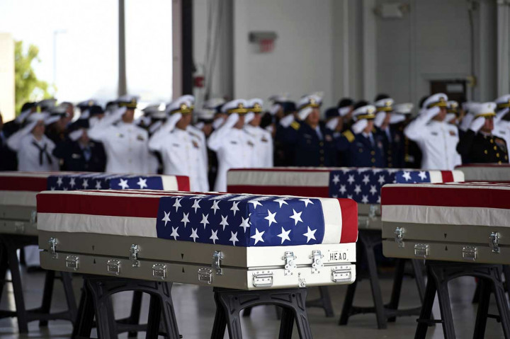 Jenazah Tentara AS dari Korut Tiba di Hawaii