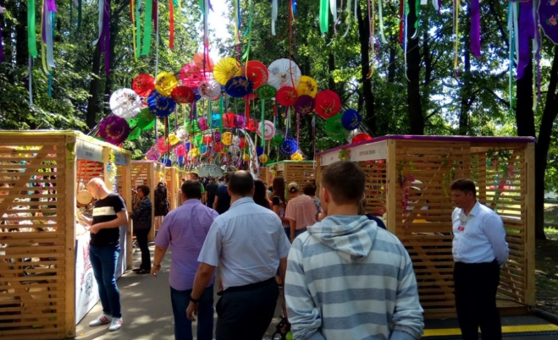 Festival Indonesia di Moskow, Rusia menarik perhatian warga (Foto: Dok.KBRI Moskow).