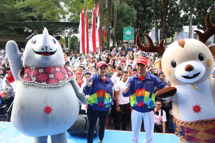 Kemenko PMK Menko Ajak Karyawan Kemendikbud Gaungkan Asian Games 2018