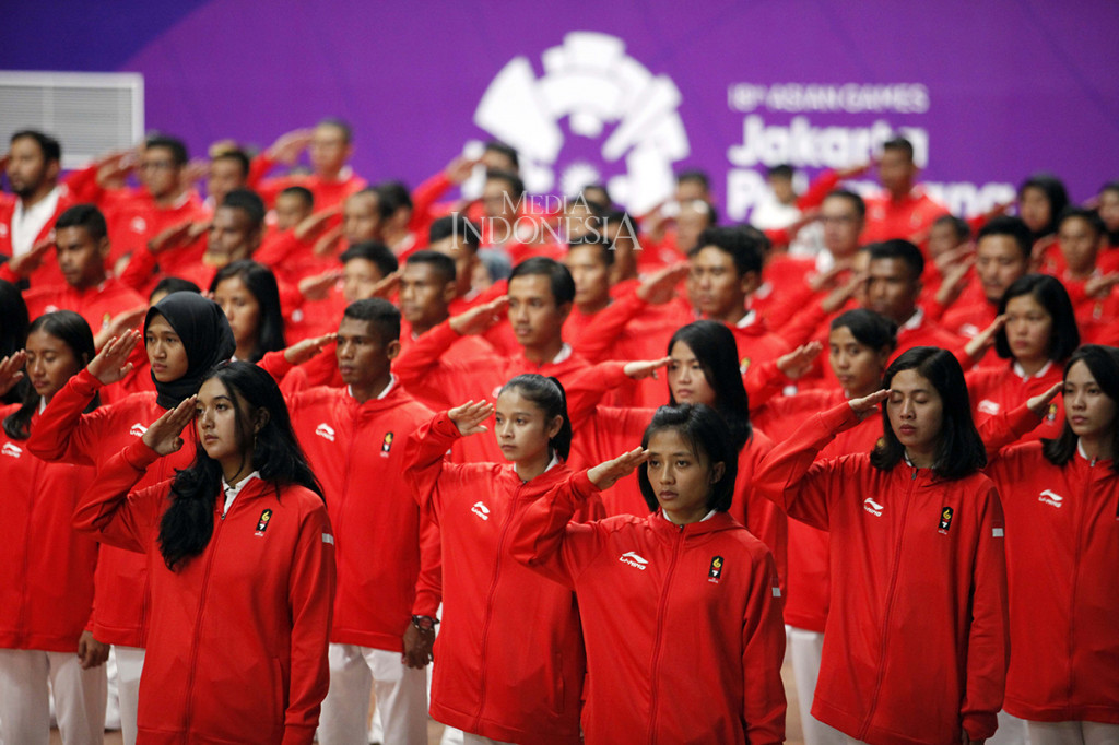 Kontingen Indonesia di Asian Games Resmi Dikukuhkan