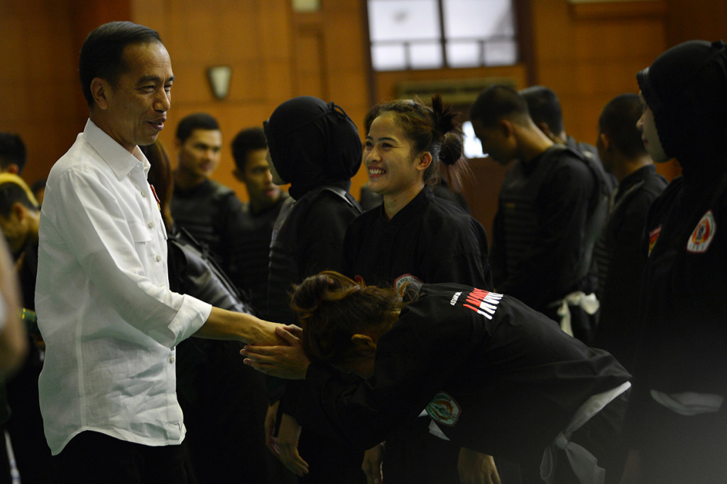 Jokowi Optimis Pencak Silat Raih Lebih dari Dua Emas di Asian Games