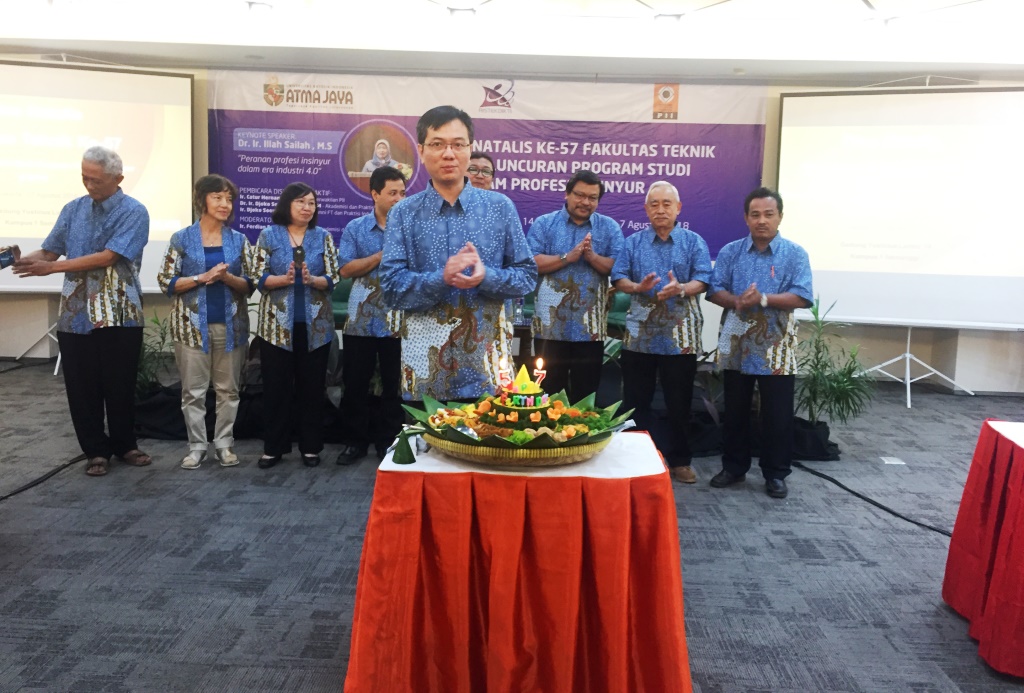 Bertepatan dengan HUT ke-57, Fakultas Teknik Universitas Katolik (Unika) Atma Jaya meluncurkan Program Studi Program Profesi Insinyur (PSPPI) pada Selasa, 7 Agustus 2018 (Foto:Medcom.id/Gervin Nathaniel Purba)