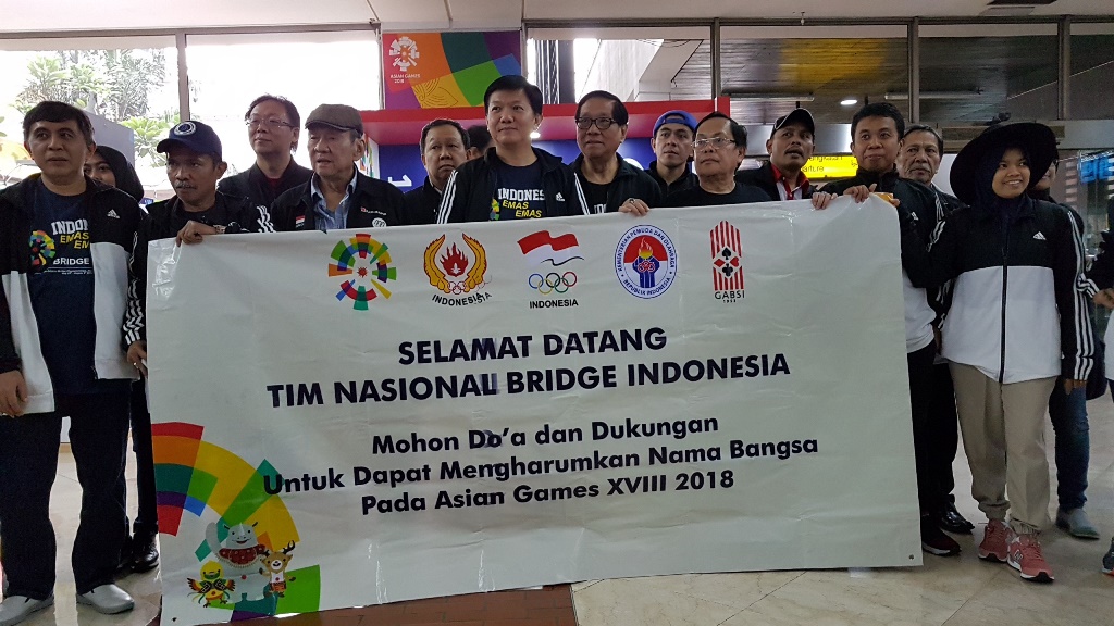 Timnas Bridge Indonesia. (Foto: medcom.id/M. Rizky Adhestian)