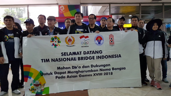 Dua Emas jadi Target Timnas Bridge di Asian Games 2018