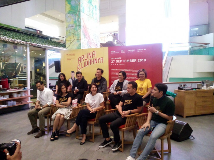 Ayu Azhari dan Desta Diperkenalkan di Trailer Film Aruna dan Lidahnya