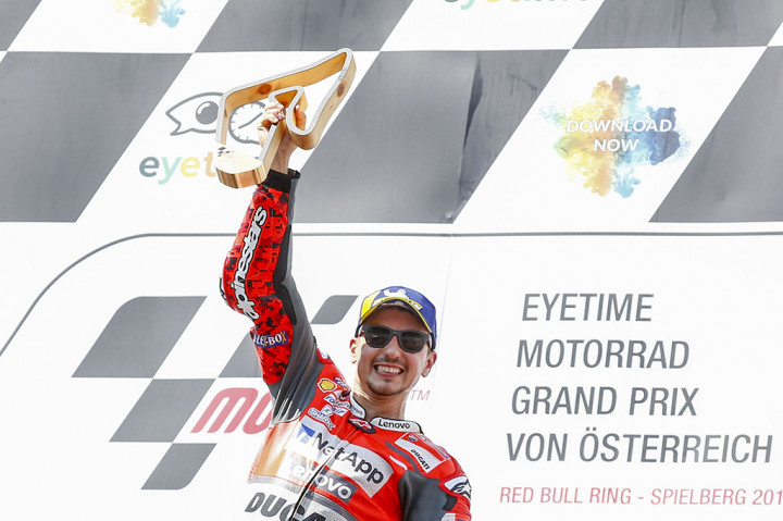 Lorenzo Juara MotoGP Austria 2018