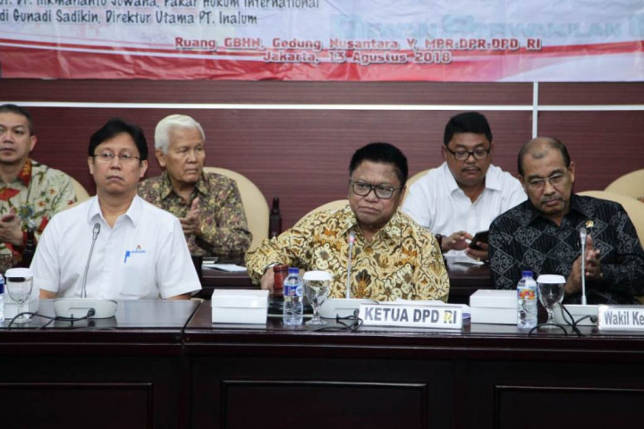 DPD Dukung Pemerintah dalam Divestasi Saham Freeport