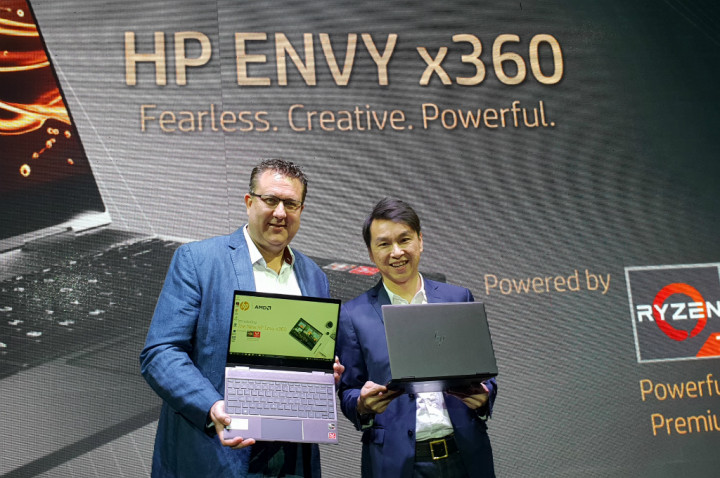 HP Envy x360 Usung AMD Ryzen, Targetkan Kreator Konten