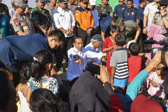 Gempa Lombok, Jokowi Janjikan Rp50 Juta untuk Rumah Rusak Berat