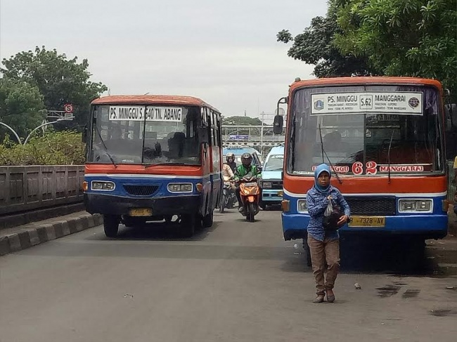 Metromini dan Kopaja Dilarang Melintas di Sudirman-Thamrin
