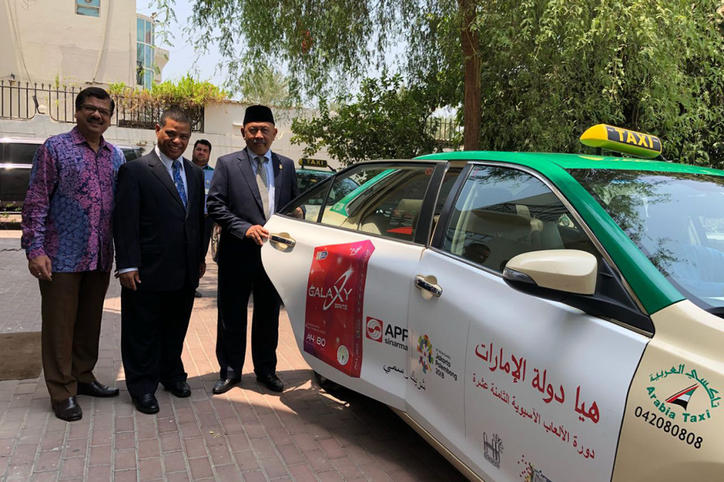 Gaung Asian Games 2018 Menggema Hingga ke Uni Emirat Arab