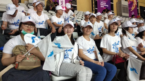 Suporter Korea Dominasi Pertandingan Basket Putri
