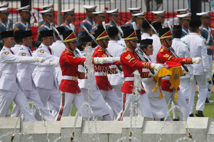 Upacara HUT RI di Istana Merdeka Berlangsung Khidmat