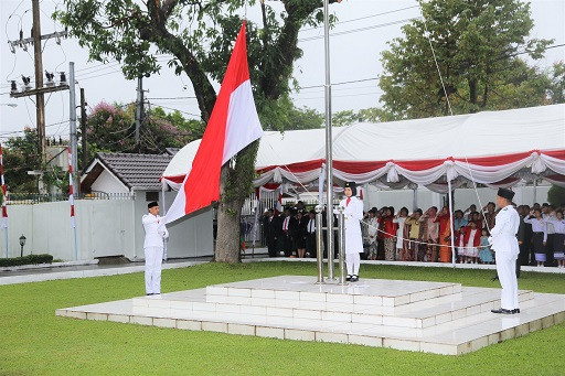 KBRI Vientiane Gelar Upacara Hari Kemerdekaan RI