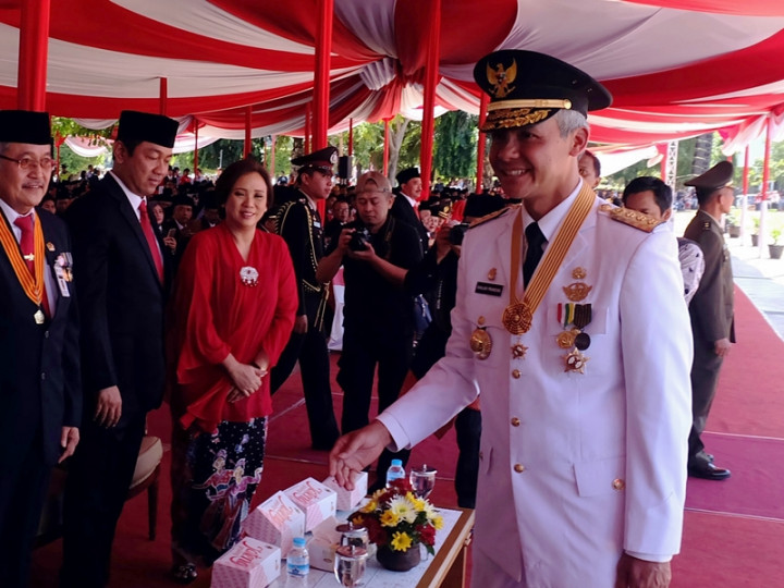Ganjar Serukan Lawan Golongan Antipancasila
