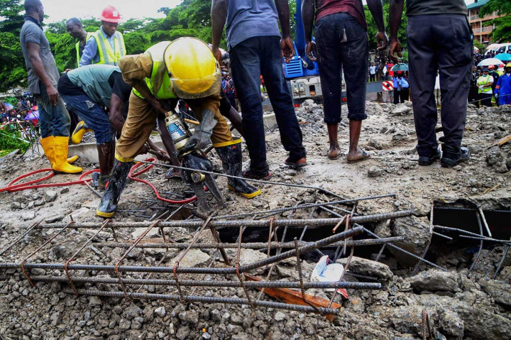 Bangunan Setengah Jadi di Abuja Runtuh, 1 Orang Tewas