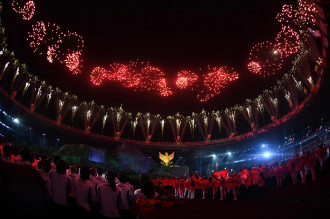 Kemegahan Opening Ceremony Asian Games 2018