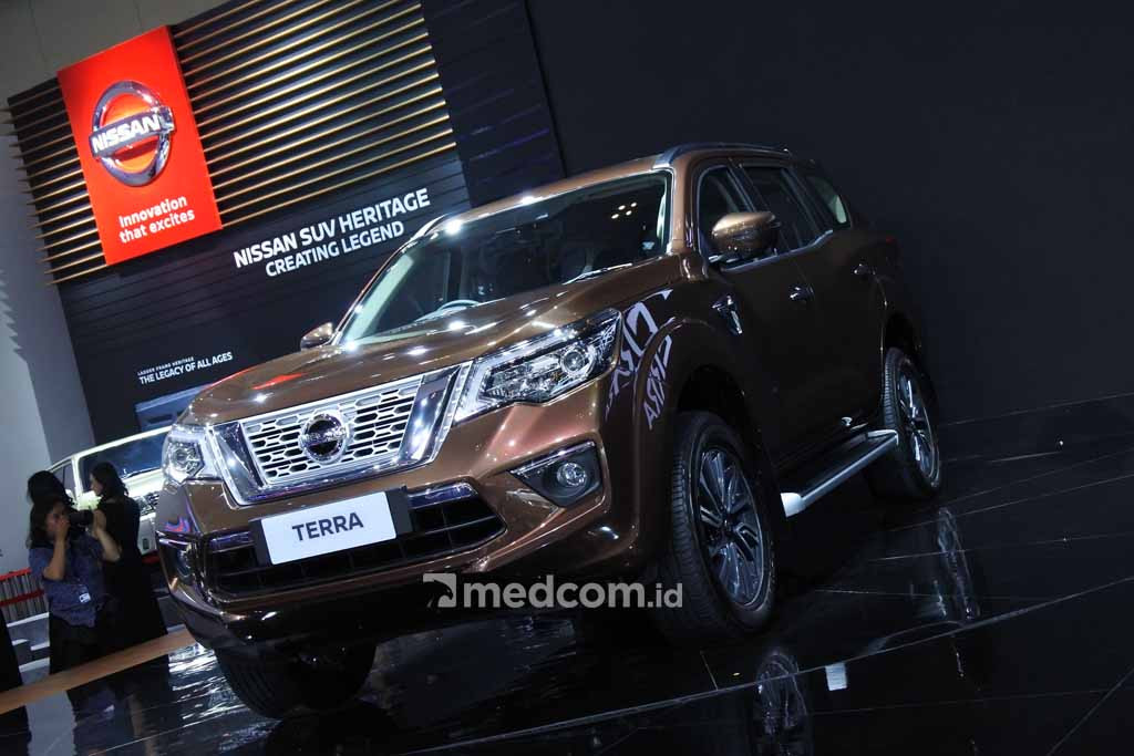 Nissan Terra mendapatkan mesin paling modern di Thailand. Medcom/ A. Harry Budiawan