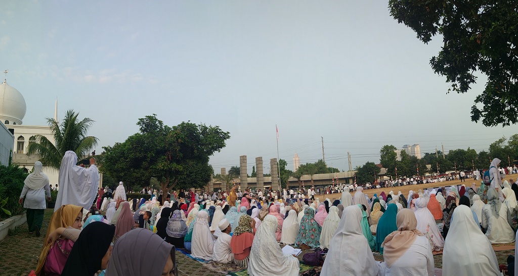 Salat Idul Adha di Masjid Al-Azhar - Medcom.id/Annisa Ayu Artanti.  