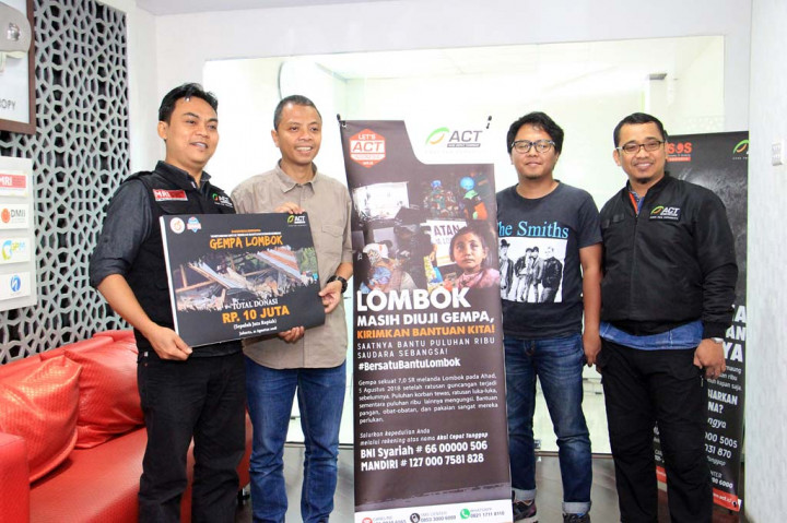 Forwot Gelar Aksi Peduli Lombok