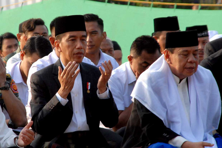 Presiden Salat Iduladha di Bogor