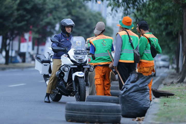 Anies Pantau Asian Games Pakai Kawasaki Versys-X 250 Tourer