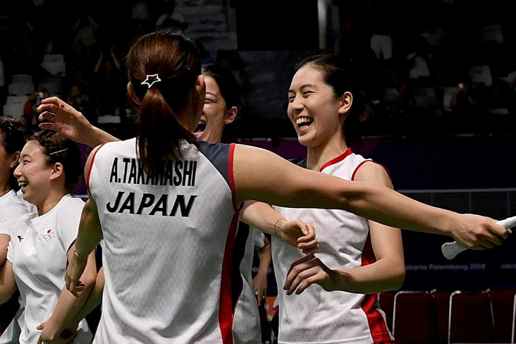 Tim Putri Jepang Raih Emas Bulutangkis Beregu