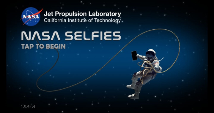 Aplikasi Selfie dari NASA Ajak Bertualang Antariksa