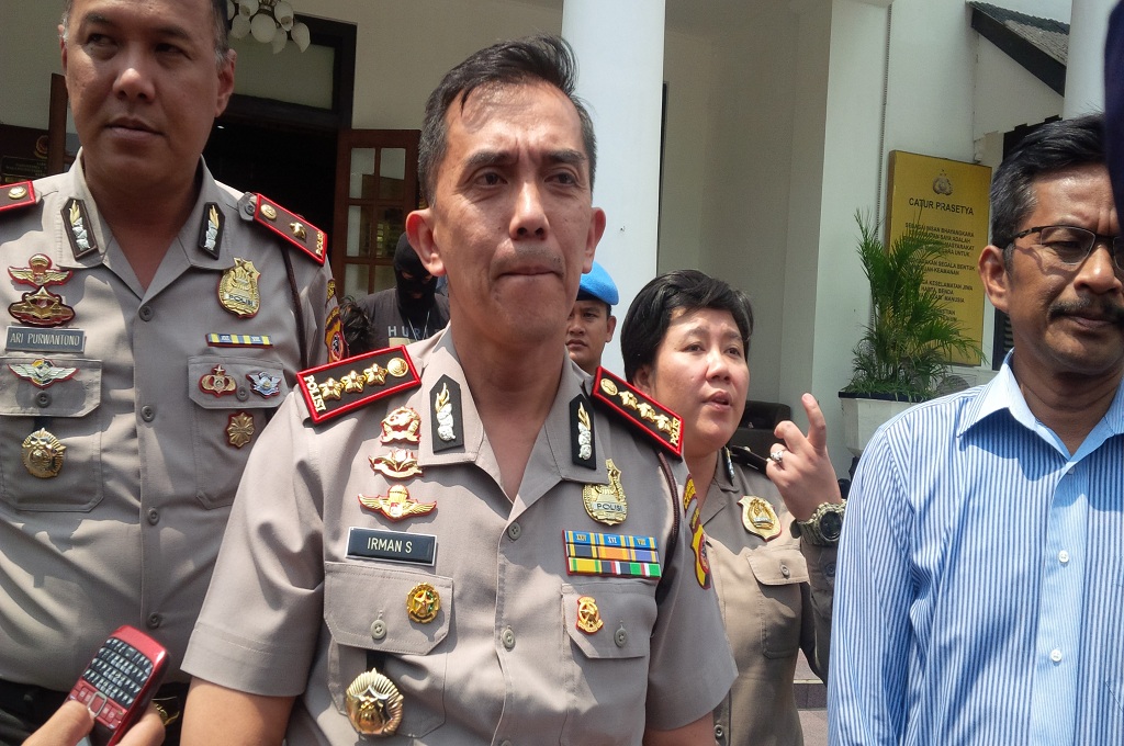 Kepala Polrestabes Bandung Kombes Pol Irman Sugema (tengah), Medcom.id - P Aditya