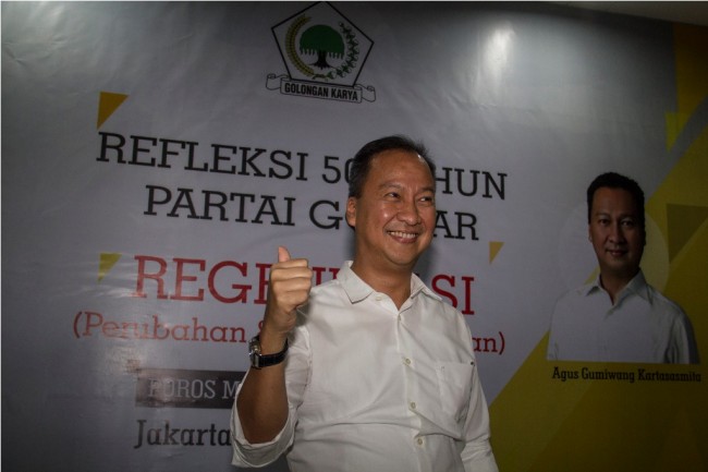Agus Gumiwang Gantikan Idrus Marham jadi Mensos