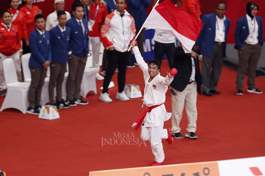 Karate Raih Emas ke-11 untuk Indonesia