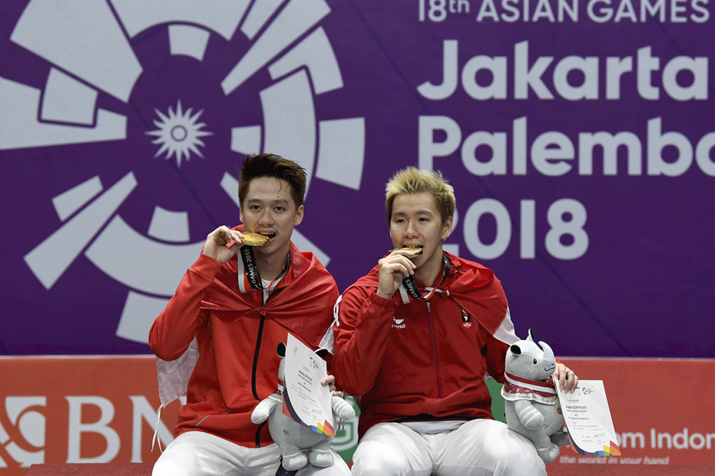 Kevin/Marcus Rajai Nomor Ganda Putra Asian Games 2018