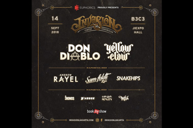 Yellow Claw dan Don Diablo Meriahkan Invasion 2018 di Jakarta