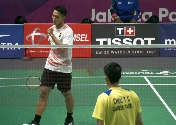 Bungkam Chou Tien, Jonatan Christie Sumbang Emas ke-23 Indonesia