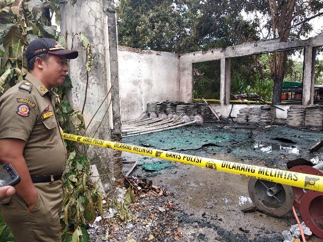 Gudang Proyek Pedestrian Malioboro Terbakar