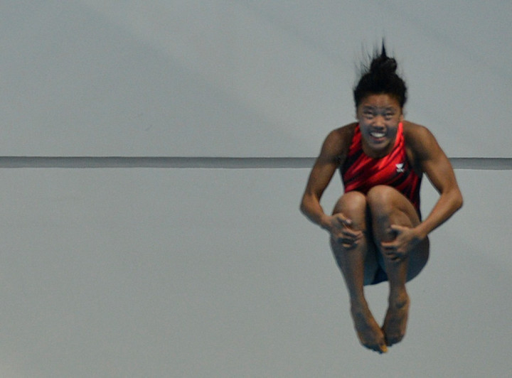 Atlet Loncat Indah Dewi Setyaningsih Tampil di Final Platform 10 Meter