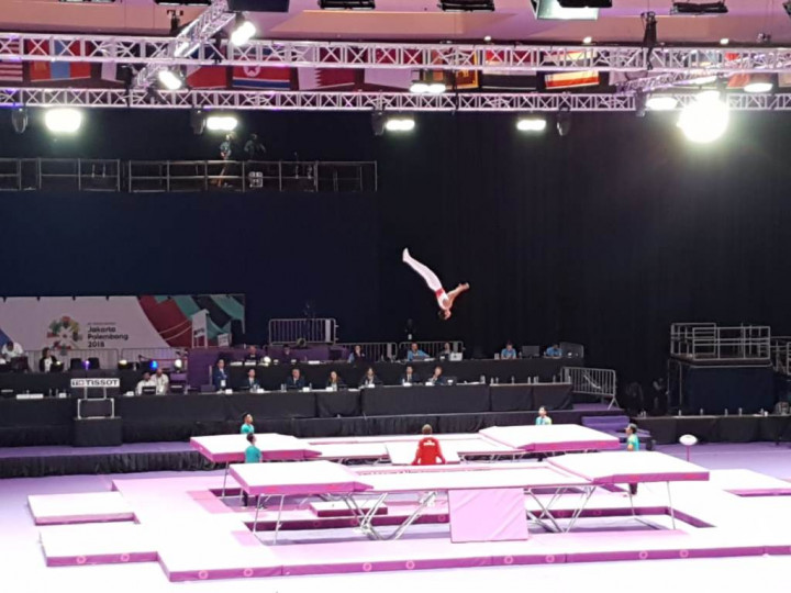 Indonesia tanpa Wakil di Final Senam Trampoline