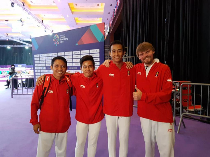 Apresiasi untuk Tim Senam Trampoline Putra Indonesia