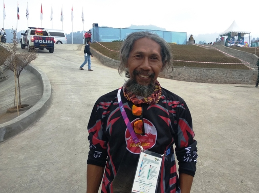 Gendon Subandono, pelatih timnas paralayang Indonesia (medcom.id/Riyan Ferdianto)