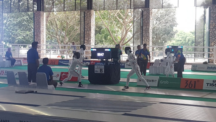 Dua Atlet Indonesia Terpuruk pada Babak Anggar Modern Pentathlon