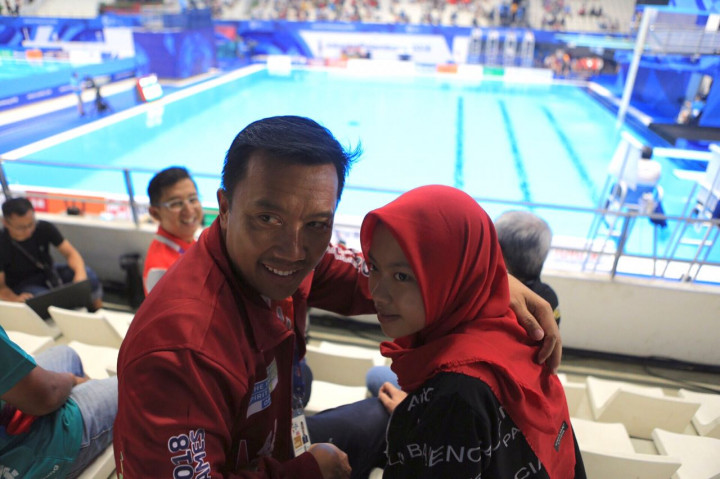 Wejangan Menpora Usai Lompat Indah Gagal Podium